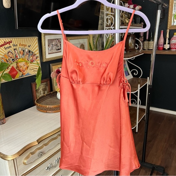 Vintage Mini Babydoll Slip Dress Small - Picture 1 of 7